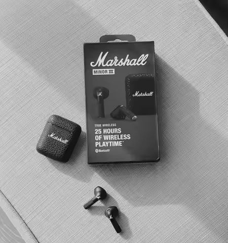 Marshall Minor III True Wireless Headphones Sports Music Bluetooth Headphones TWS Waterproof Rock In