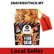 Ready stock Irvins fish skin hot bomb halal 105grams