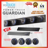  NEW 2025  RETOUCH POWER TRACK WATT-GUARDIAN SOCKET With Light EXTENSION WALL MODERN DESIGN 轨道插座插头 R
