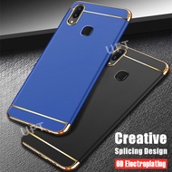 For Vivo V11i 1806 Electroplate Frame Hybrid Hard Plastic Case Ultra Thin and Slim Anti-scratch Matte Finish 3 in 1 Cover Case