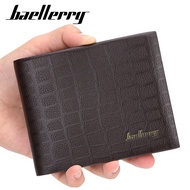Rry Style Crocodile Short Style Card Holder ba Wallet ELLE Horizontal Style Creative Retro Pattern M