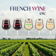 Wholesale - WIAG - Wine In A Glass - 187ml - Red wine & White wine