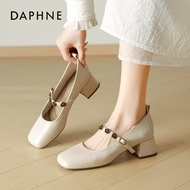 Daphne | Black Mary Jane High Heels Shoe