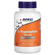 NOW Foods L-Tryptophan 500 mg Double Strength 1,000 mg แอลทริปโตเฟน