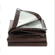 ผ้าใบกันแดดฝน (มีตาไก่)2x2 2x3 3x4 4x6 เมตร  กันฝน กันแดด เคลือบกันน้ำสองด้าน ผ้าใบกันฝน ผ้ายางกันแด