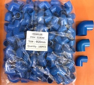 pvc blue elbow plain 1/2" 3/4" 1"  50pcs 100pcs
