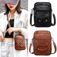 YIKUN Shoulder Bag Vintage Soft Wallet Cell Phone Bag