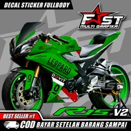 decal r15 v2/v3 Leopard Sticker decal striping fullbody yamaha R15 V2 Rockstar - Sticker decal strip