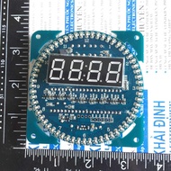 mạch đồng hồ DIY 81x81mm PCB FR4 1.6mm kde3164