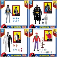 （No assembly）McFarlane Animated Adventures Christmas Joker Batman Batgirl Two-Face Zeus Set Action F