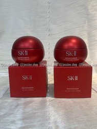 正品現貨❤️ 1件包順豐 最新版第九代SK-II/sk2大紅瓶面霜80g /100g超肌能緊緻活膚霜/煥顏能量精華霜面霜sk-ll skinpower RE -NEW CREAM /RE -NEW A