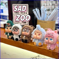 SQ4 Crybaby Plushie Cute Sitting Party Series Vinyl Plush Blind Box Doll Bag Charm QS4