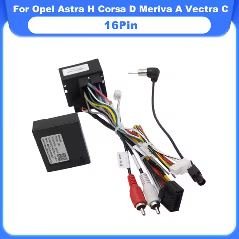 Wiring Harness CANBus Decoder 16 Pin Quad Lock Connector Cable Adapter for Opel Astra H Corsa D Meri