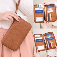 Family Passport Wallet Holder Portable & Waterproof Travel Passport Holder Bag for Credit Cards Boar