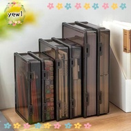 YEWW Certificate Storage Box, Plastic Dustproof A4 File Box, Durable Transparent Multifunctional A4 