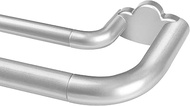 Double Curtain Rods 32 to 115 Inches, HOTOZON Blackout Double Curtain Rods for Windows 83 to 111 Inc