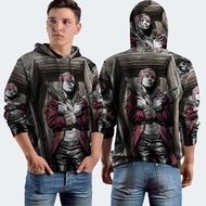 AXL Rose Fullprint Hoodie Jacket, Polyester Jersey Material