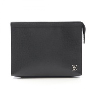 [二手] 路易威登LOUIS VUITTON Second Bag 手拿包 Pochette Voyage M30450 黑色皮革 Pochette Voyage 男士