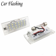 Car Flashing White CANbus LED Number License Plate Light Lamp 18 SMD 3528 For BMW E53 X5 1999-2003 E83 X3 03-10