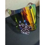 TSR VISOR HELMET GOLD & SMOKE & TITANIUM BLUE