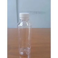 250ML ALMOND BOTTLE (BLACK & WHITE BOTTLE CAP) ALMOND BOTTLE 250ML ALMOND Plastic BOTTLE Slim Juice 