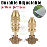 Agriculture Brass Missile Nozzle Straight Jet Mist Adjustable Spray Nozzle for Electric Pressure