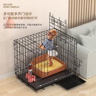 Dog Cage Small Dog Teddy Cat Cage with Toilet Home Indoor Medium-Sized Dog Dog Cage Rabbit Cage Dogs and Cats Villa