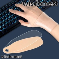 WISDOMEST Sports Sprain Wrist Guard, Silicone Gel Wrist Guard,  Transparent Sebs SEBS Gel Gloves Male Female