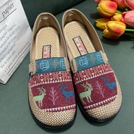 Beijing Cloth Shoes - Retro Soft Sole Flat Shoes