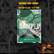 Roronoa Zoro Winner EB02-019 (ENGLISH VERSION FOIL)