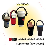 CITRUSOX Personalised Customised Detachable Strap Neoprene Cup Holder Bottle Sleeves #3744#3748#3749