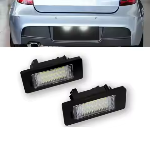 LED Car License Plate Light For Bmw E39 M5 E70 E71 X5 X6 E60 M5 E90 E92 E93 M3 Rear Lights License P