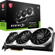 MSI GeForce RTX 4070 Ti Ventus 3X 12G OC Gaming Graphics Card - 12GB GDDR6X, 2655 MHz, PCI Express G