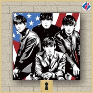 Wall decoration wall decoration hanging decoration picture home display wooden poster The Beatles vi