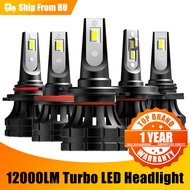 2Pcs Z1 H4 Led Headlight Bulbs H8 LED Car Lights H11 H7 HB3 9005 HB4 9006 12V 12000LM For Honda Crv Civic Accord Auto Headlamps