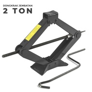 Dongkrak Jembatan Model Gunting 2Ton Mobil Scissor Jack Car Portable Bahan Baja Hight Quality - 6647