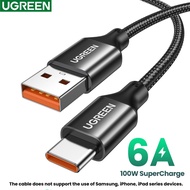 UGREEN 6A USB Type C Cable 100W/66W Fast Charging Charger Usb C Data Cord Cable For Xiaomi Usb C Sup