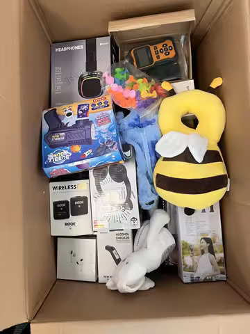Surprise Mystery Box, Mystery Package with Random Home Goods, Portable Digital Items & Miscellaneous