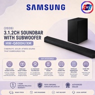 SAMSUNG 3.1.2CH SUBWOOFER Q-SERIES SOUNDBAR (2026) - HW-Q600H