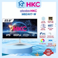 HKC 23.8 Inch Monitor MB24V39 MB24V7-W FHD 100Hz 120Hz IPS Full Flat Bezel HDMI VGA Wall Mount