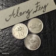 koin Malaysia 10 sen koin asing