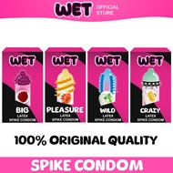 [ SPIKE CONDOM ] WET STORE Big Head / Pleasure / Wild / Crazy Spike Condom Crystal Spike Condom Late