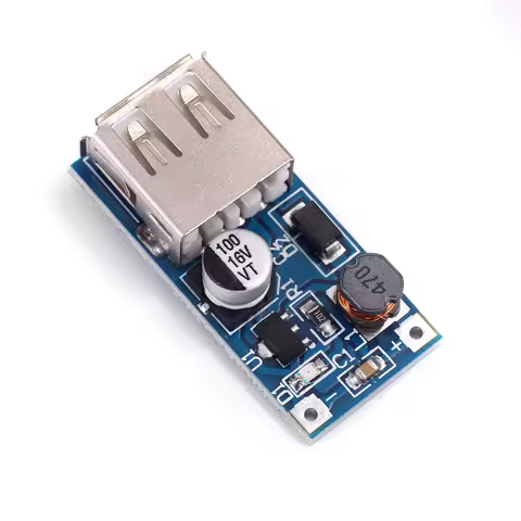 DC-DC 0.9V-5V to 5V Max 600MA Step-Up Booster Board USB Mobile Power Supply Module USB Female AA Bat