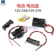 12V 23A/27A Battery Box Doorbell Car Remote Control Battery Single/Two N Size Battery Holder with Ca