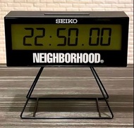 NEIGHBORHOOD X SEIKO 電子時鐘