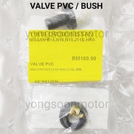ORIGINAL NISSAN VALVE PVC & BUSH 11810-0M300 & 11812-41B00 NISSAN B14 N16 N18 J11E HRA B13 C11 L10L