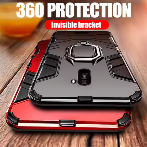 4 in 1 Case For Huawei Mate 20 Lite P20 P30 Pro Armor Magnet Phone Case Honor Note 10 6X 8X P Smart 