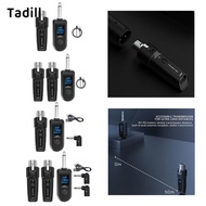 [dksqer] Microphone Transmitter Receiver XLR Adapter System Noise Reduction Universal