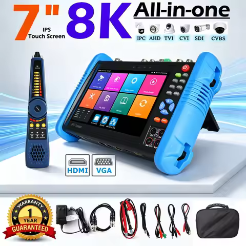 IPC-9800CLMOVTADHS Pro IPC Tester Support 8K IPC Camera And VGA 8MP AHD CVI TVI Test Wifi PTZ Cable 