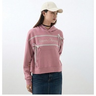 [ERSS] Women's Hooded T Hooded Kick Hooded T Black Double Straps Pure Cotton Coral Red [Double Strap